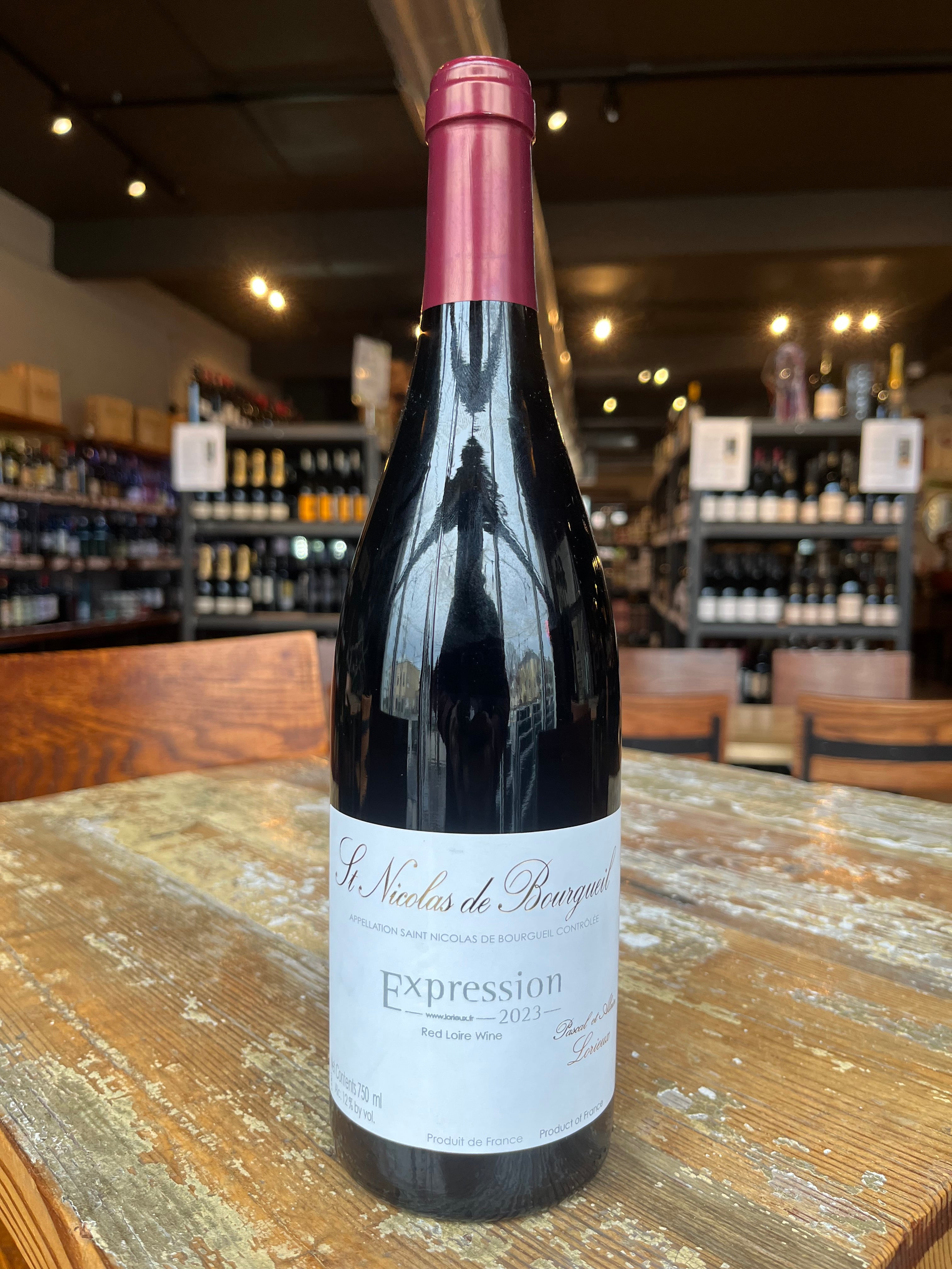 2023 Alain et Pascal Lorieux Saint Nicolas de Bourgueil Expression ...