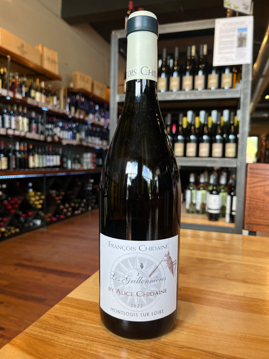 2022 Francois Chidaine Montlouis Les Grillonnieres by Alice Chidaine