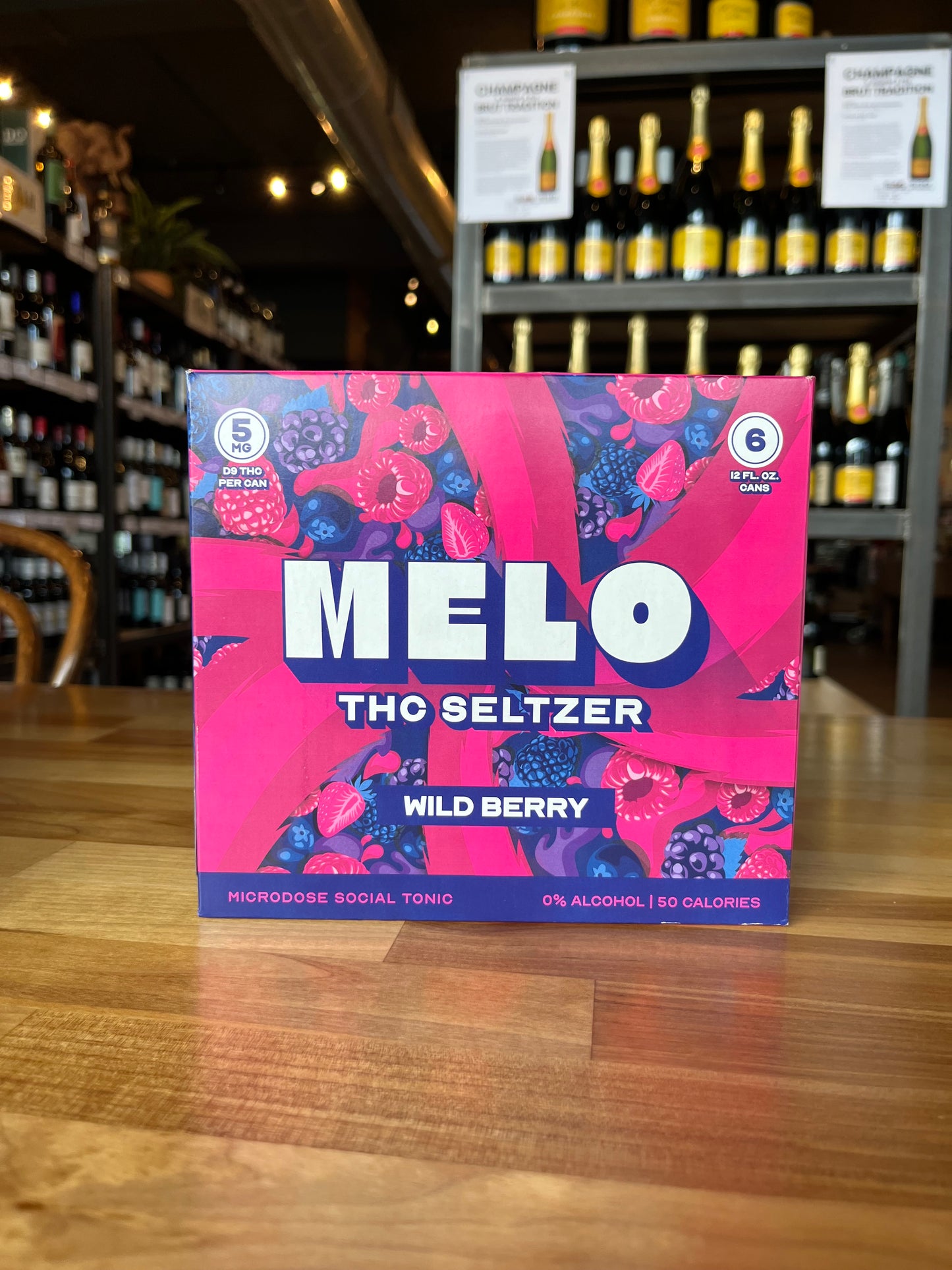 Melo Wild Berry THC Seltzer