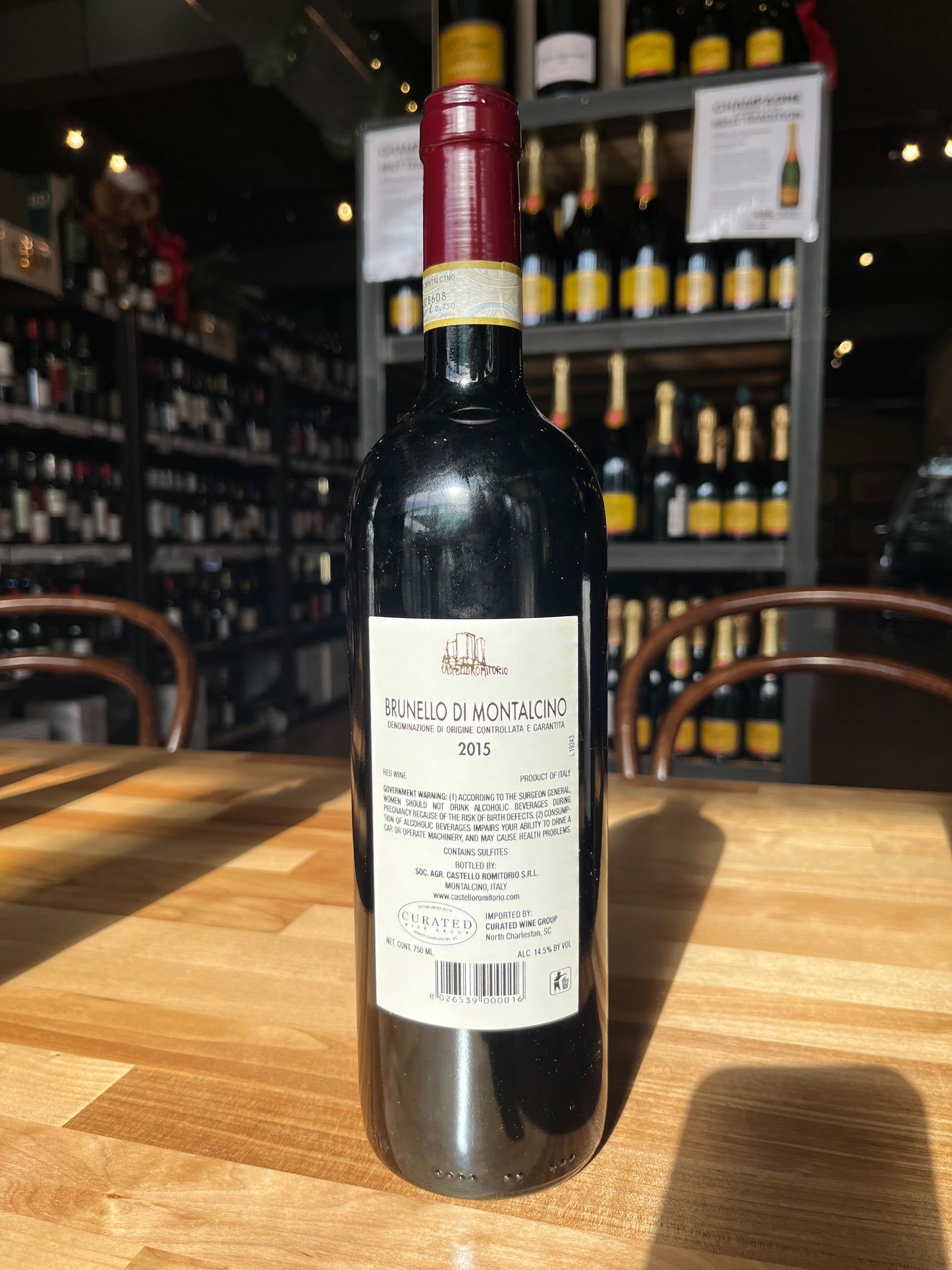 2015 Castello Romitorio Brunello di Montalcino